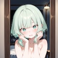 深夜にケモ耳化してしまう少女 2枚目