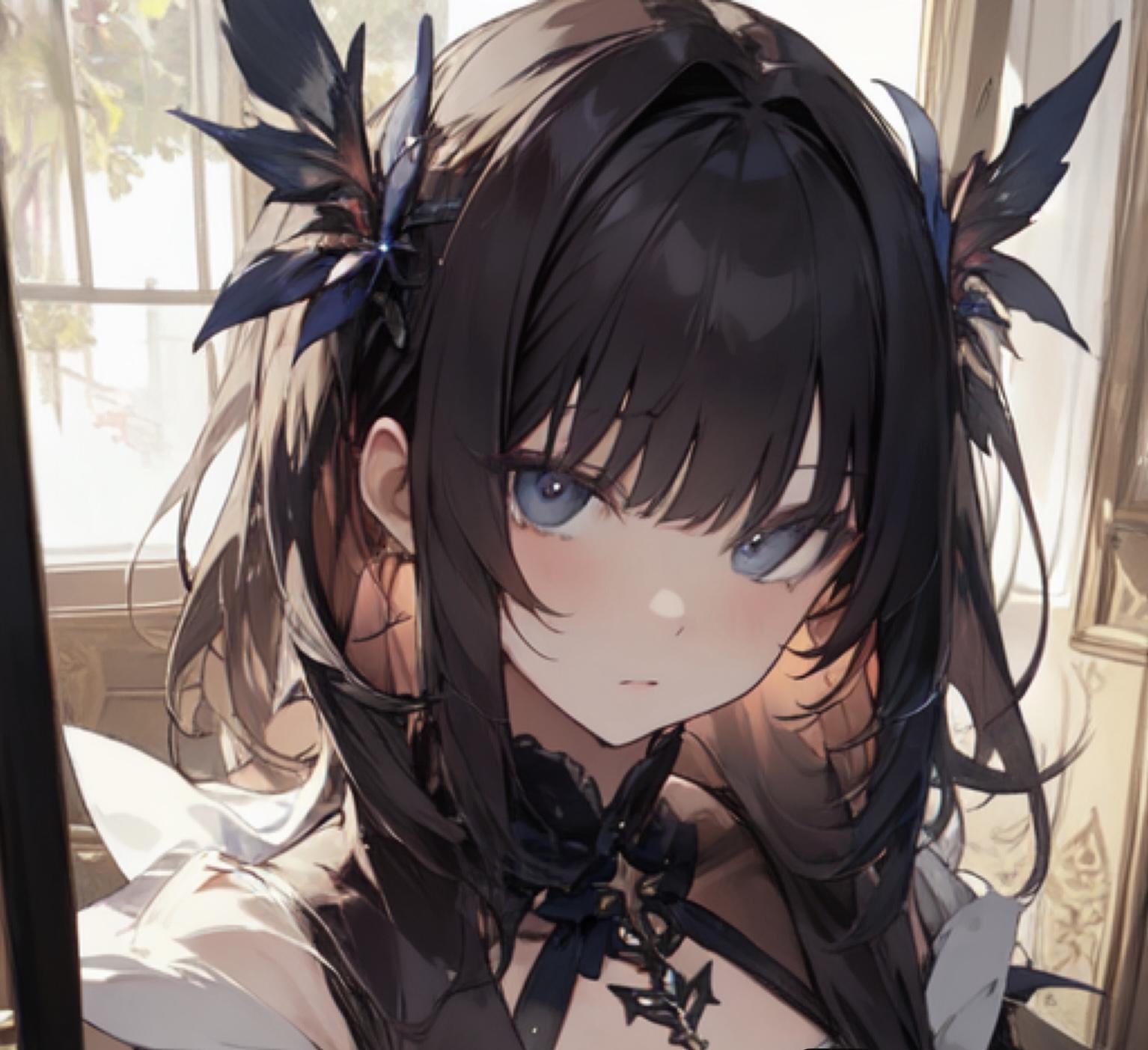 黒髪メイド