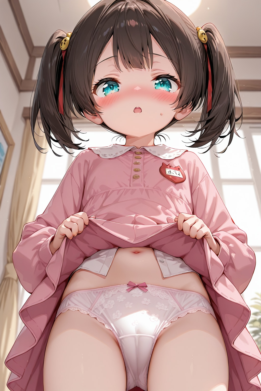 もうそろそろ、手はなしてもいい？はずかしーよ。