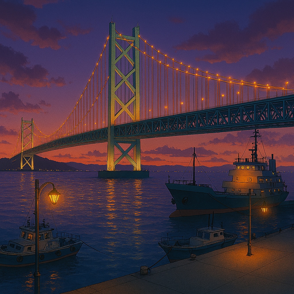 明石海峡大橋 | の人気AIイラスト・グラビア