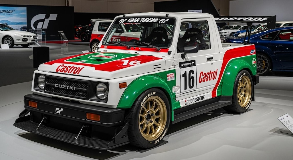 カストロールジムニーレーシングカー