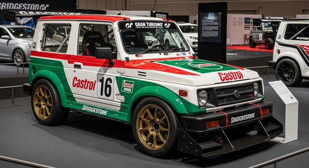 カストロールジムニーレーシングカー