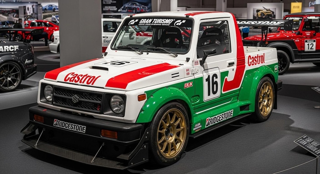 カストロールジムニーレーシングカー