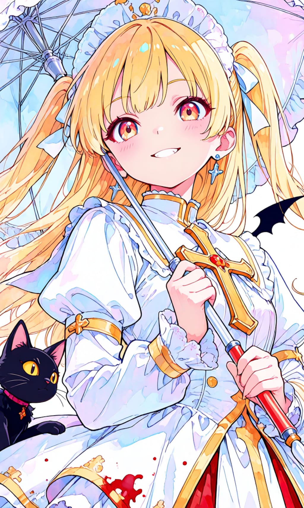異世界制服少女達　吸血鬼の魔法少女　アクリルドールフィギュア