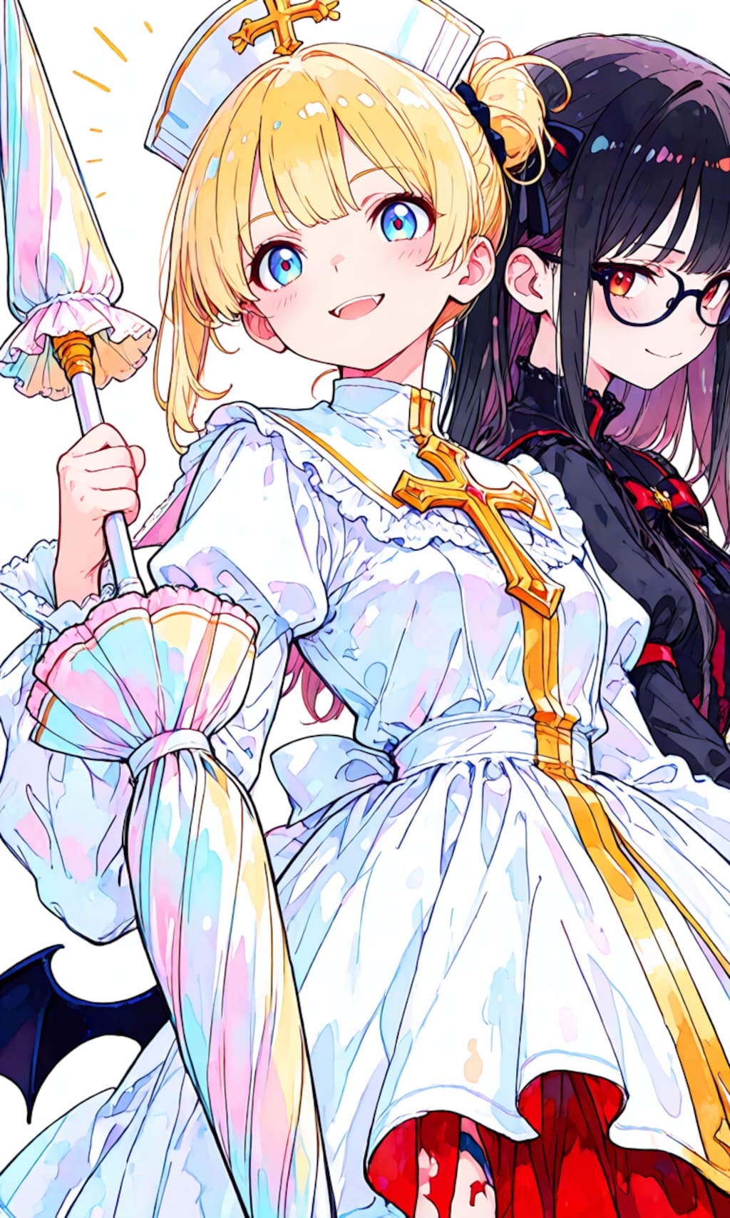 異世界制服少女達　吸血鬼の魔法少女　アクリルドールフィギュア