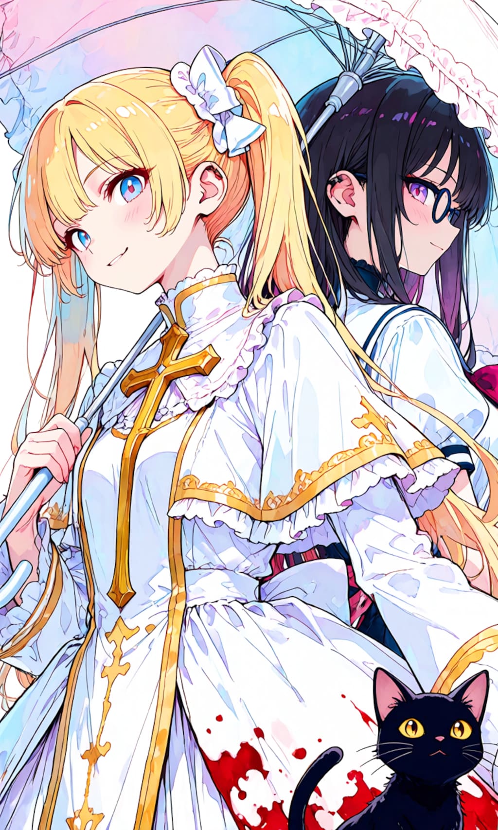 異世界制服少女達　吸血鬼の魔法少女　アクリルドールフィギュア
