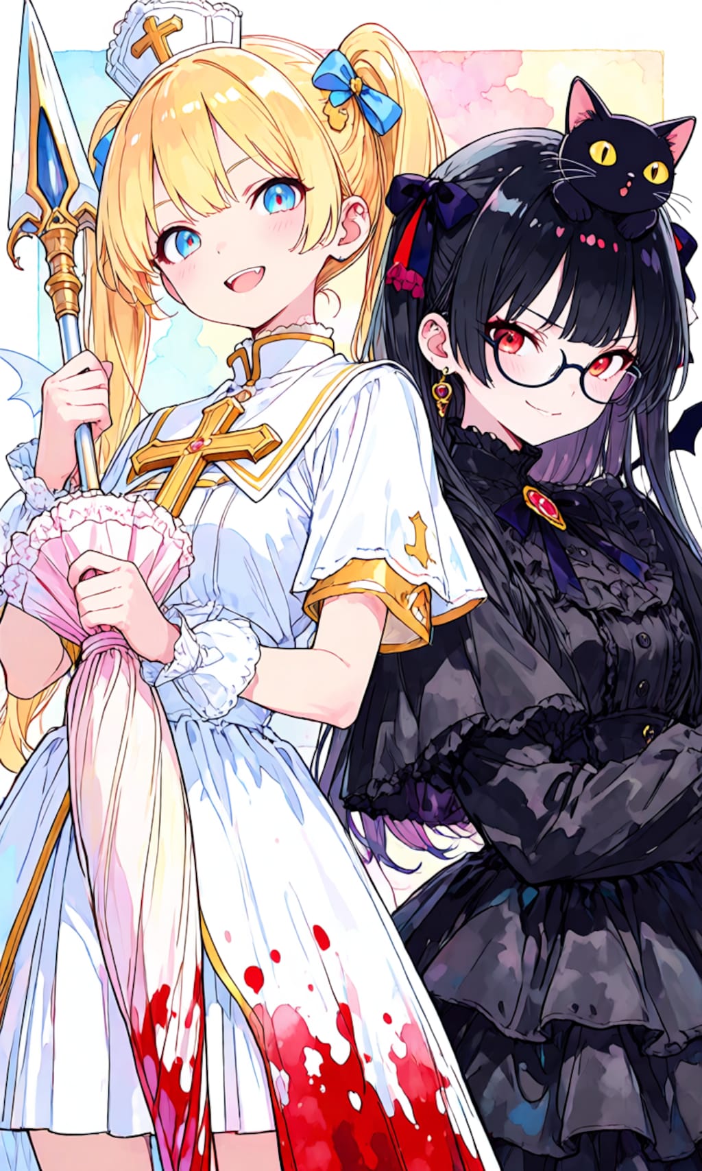 異世界制服少女達　吸血鬼の魔法少女　アクリルドールフィギュア