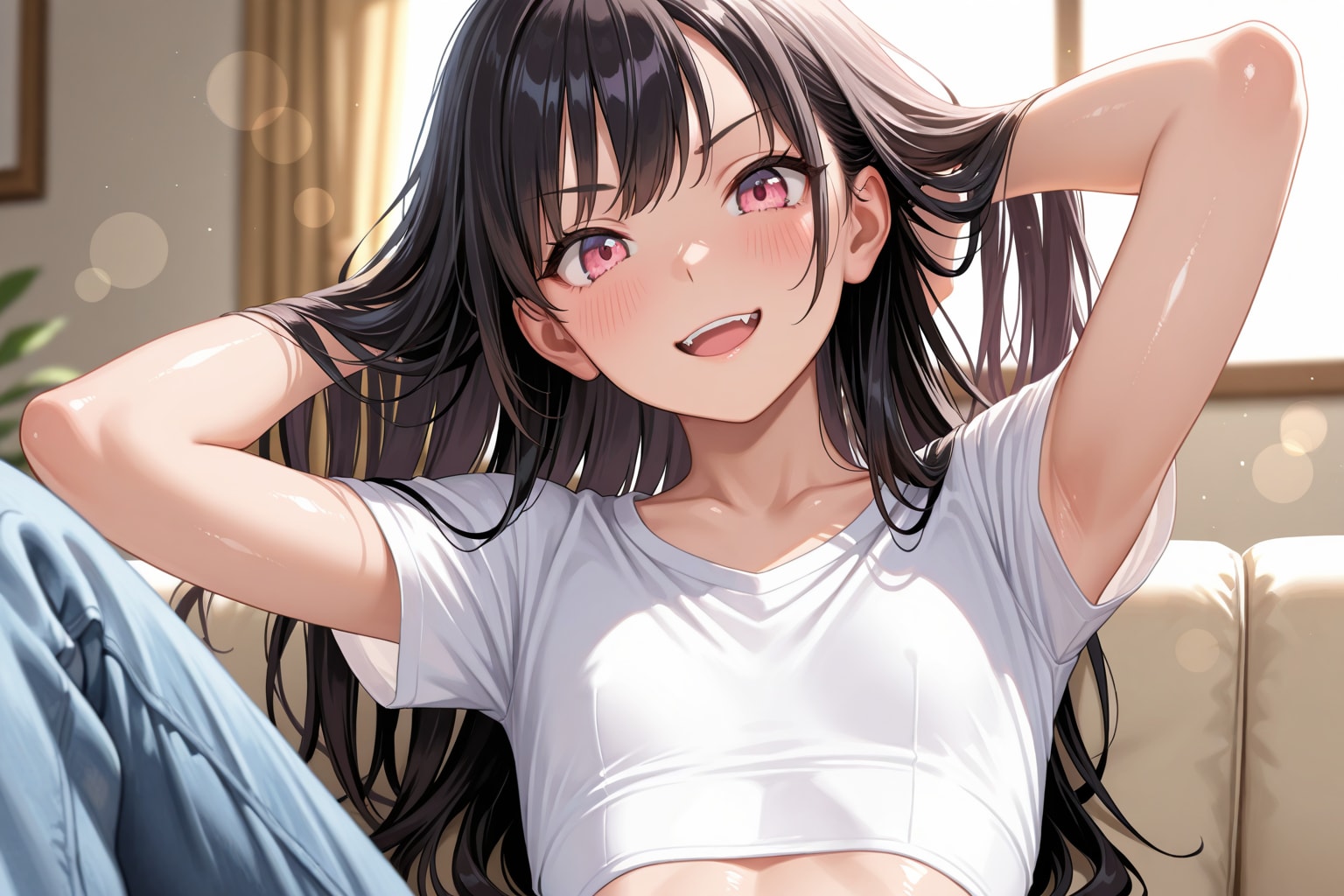 【本日の板野ちゃん】「私の黒髪、綺麗でしょ？」