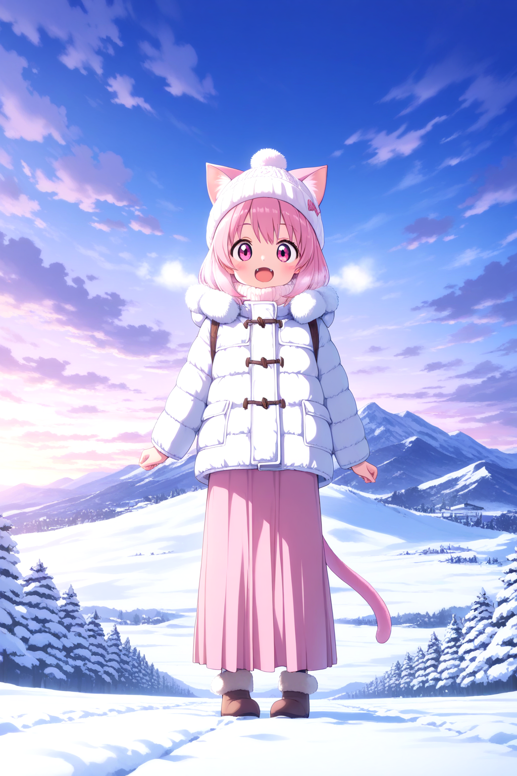 ロングスカートのうちのねこ