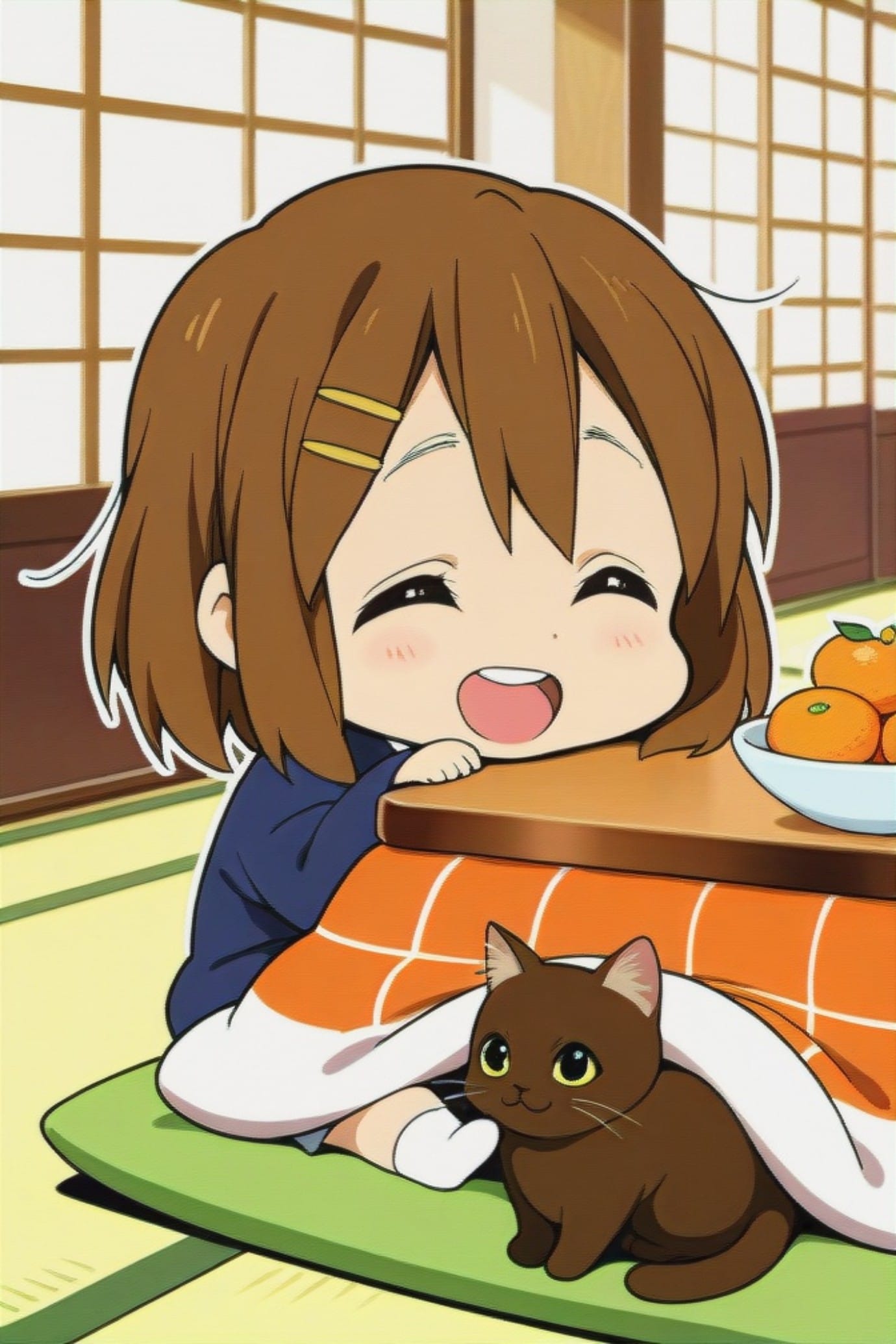 コタツと平沢唯 | の人気AIイラスト・グラビア