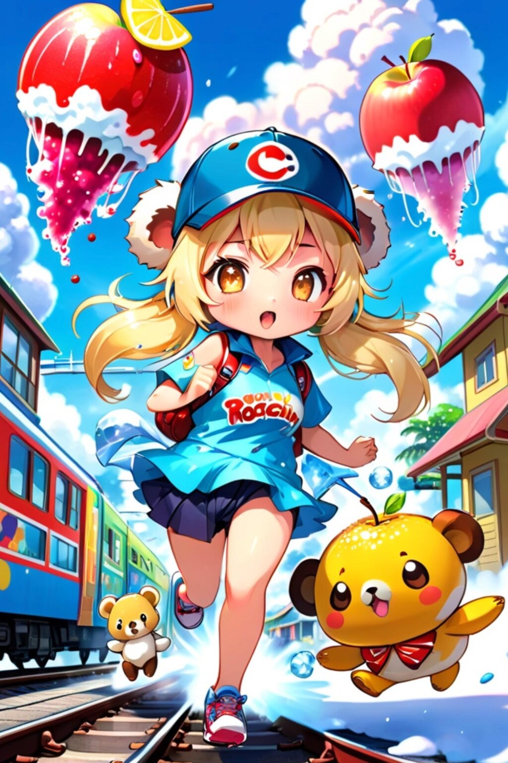 元気な金髪ちゃん