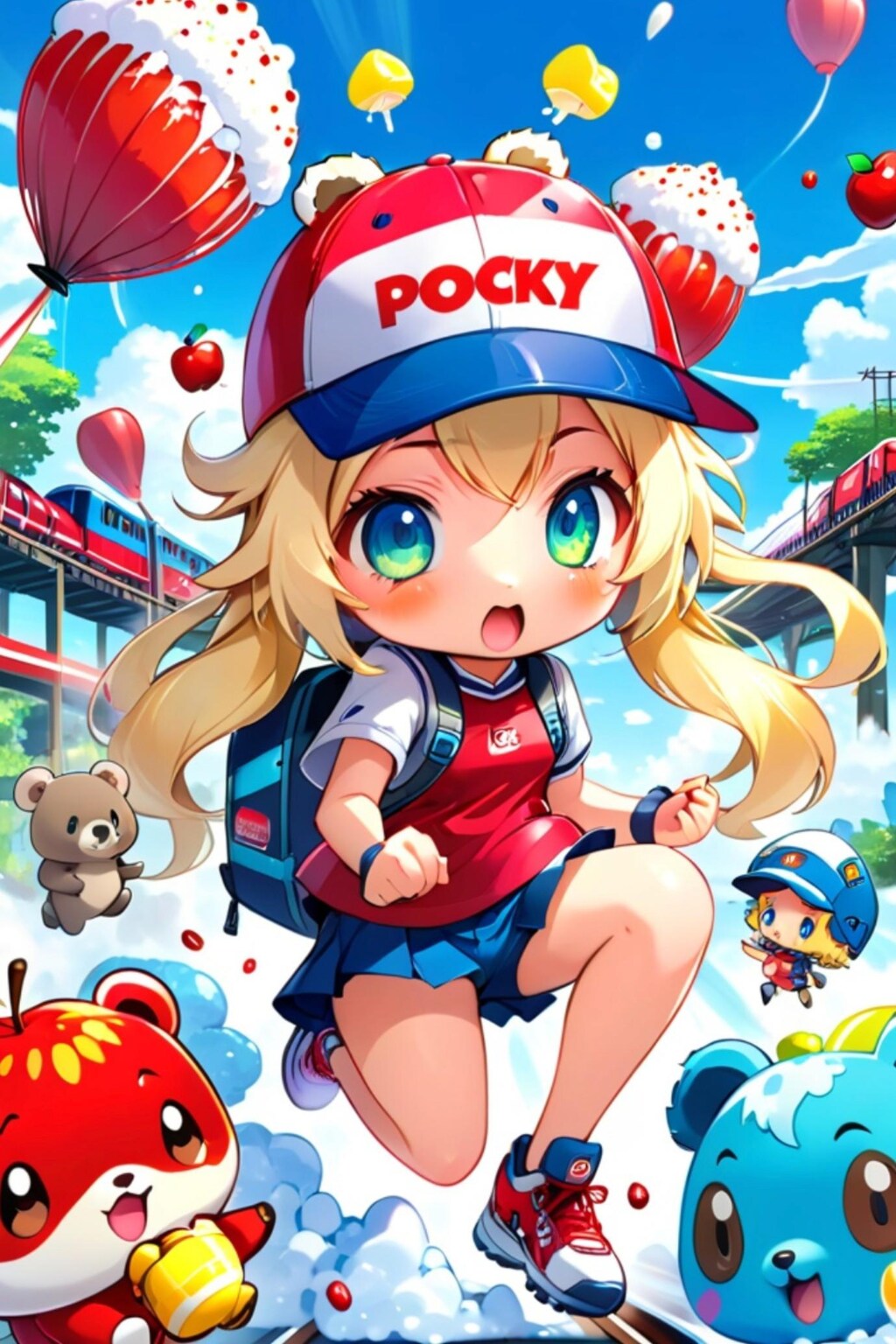 元気な金髪ちゃん