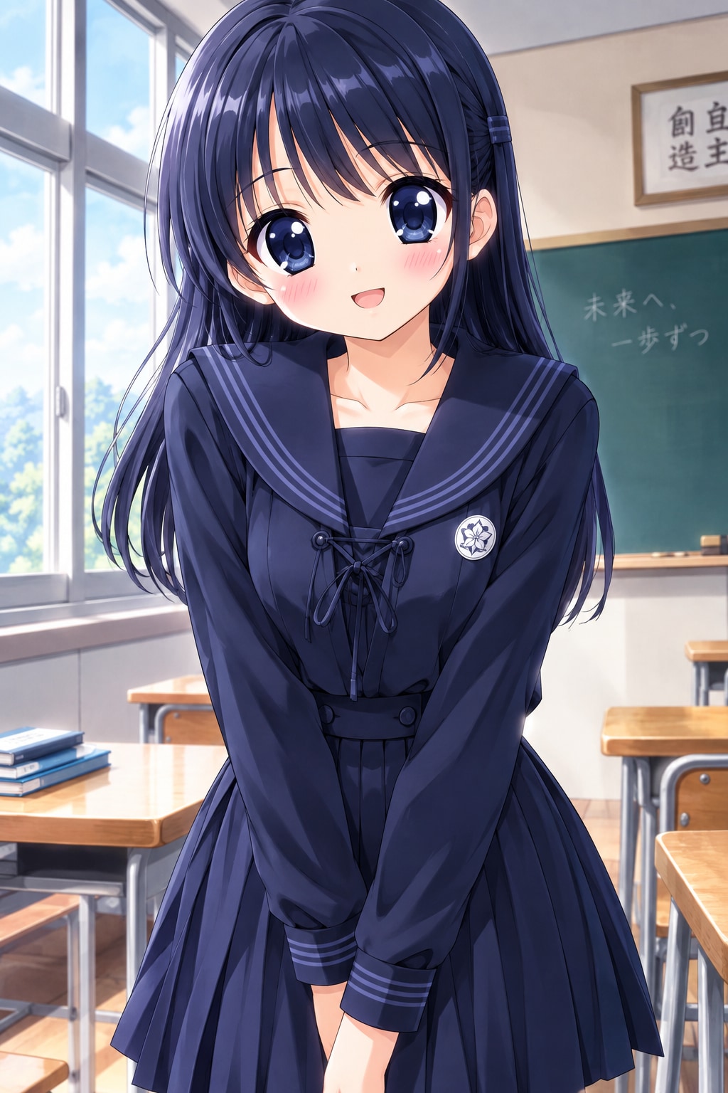 レースアップワンピースセーラー服