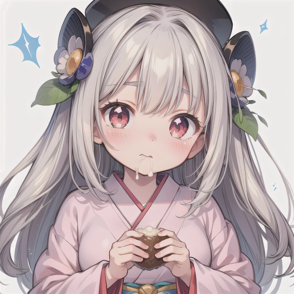 銀髪ロングのミニキャラ６