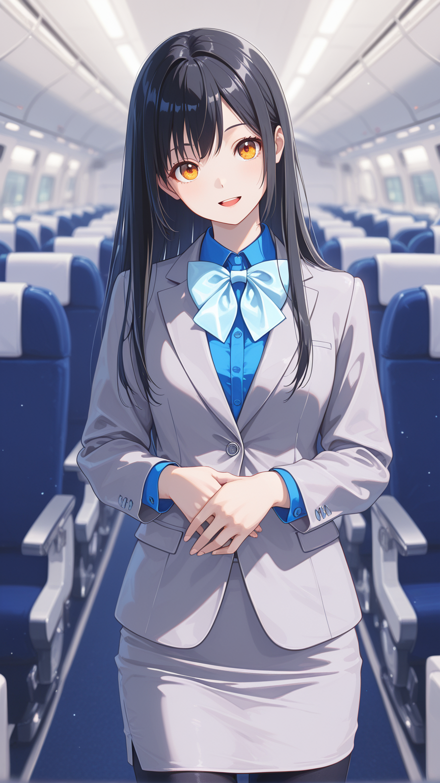 職業体験！(CAさん) | の人気AIイラスト・グラビア