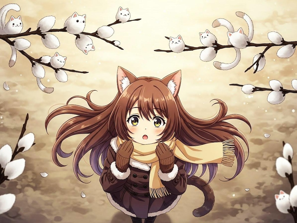 ネコヤナギ・２