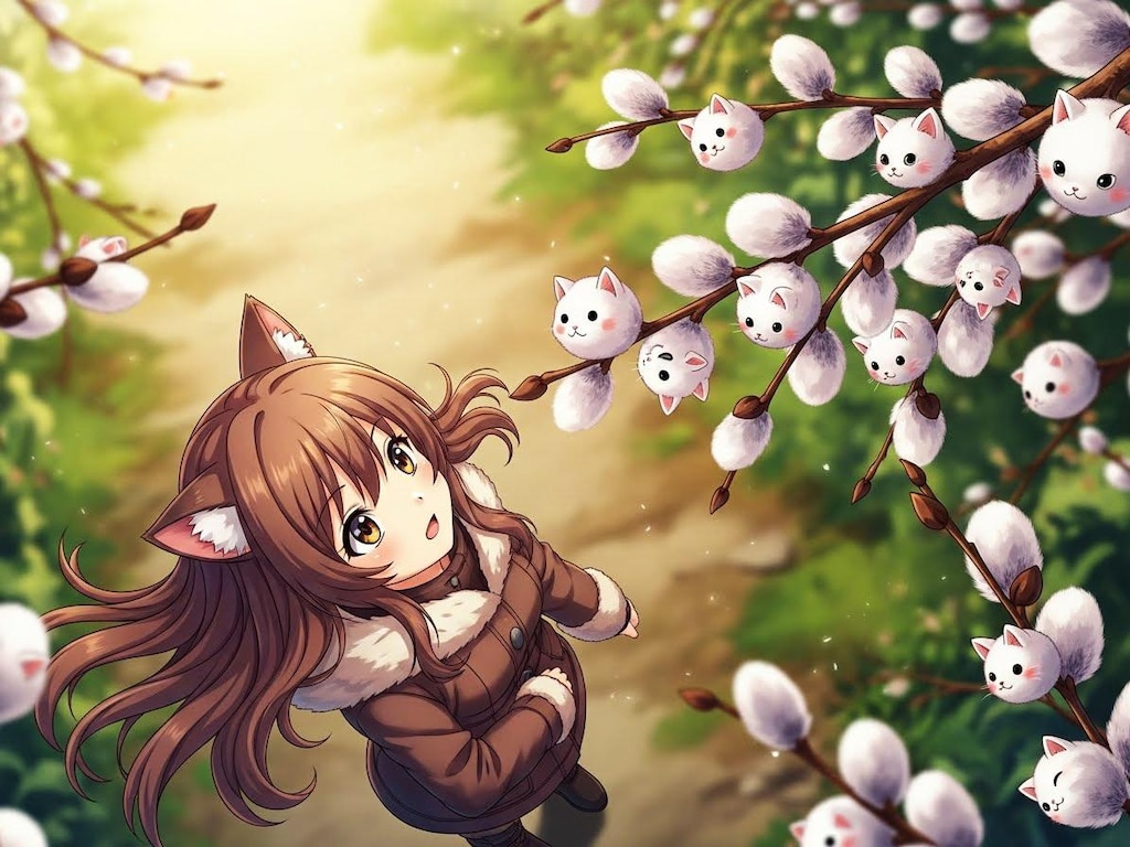 ネコヤナギ・２