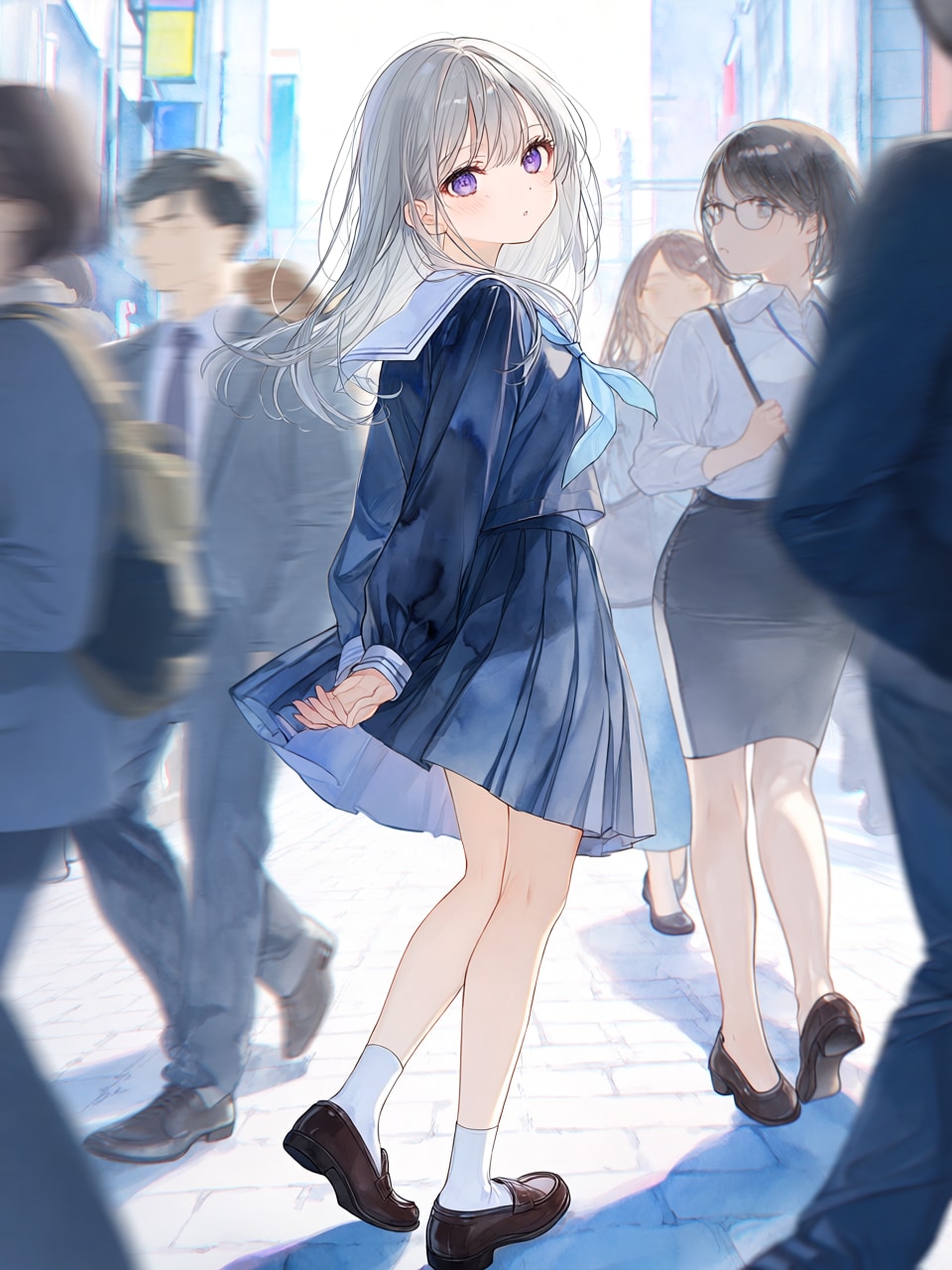 喧騒の中で