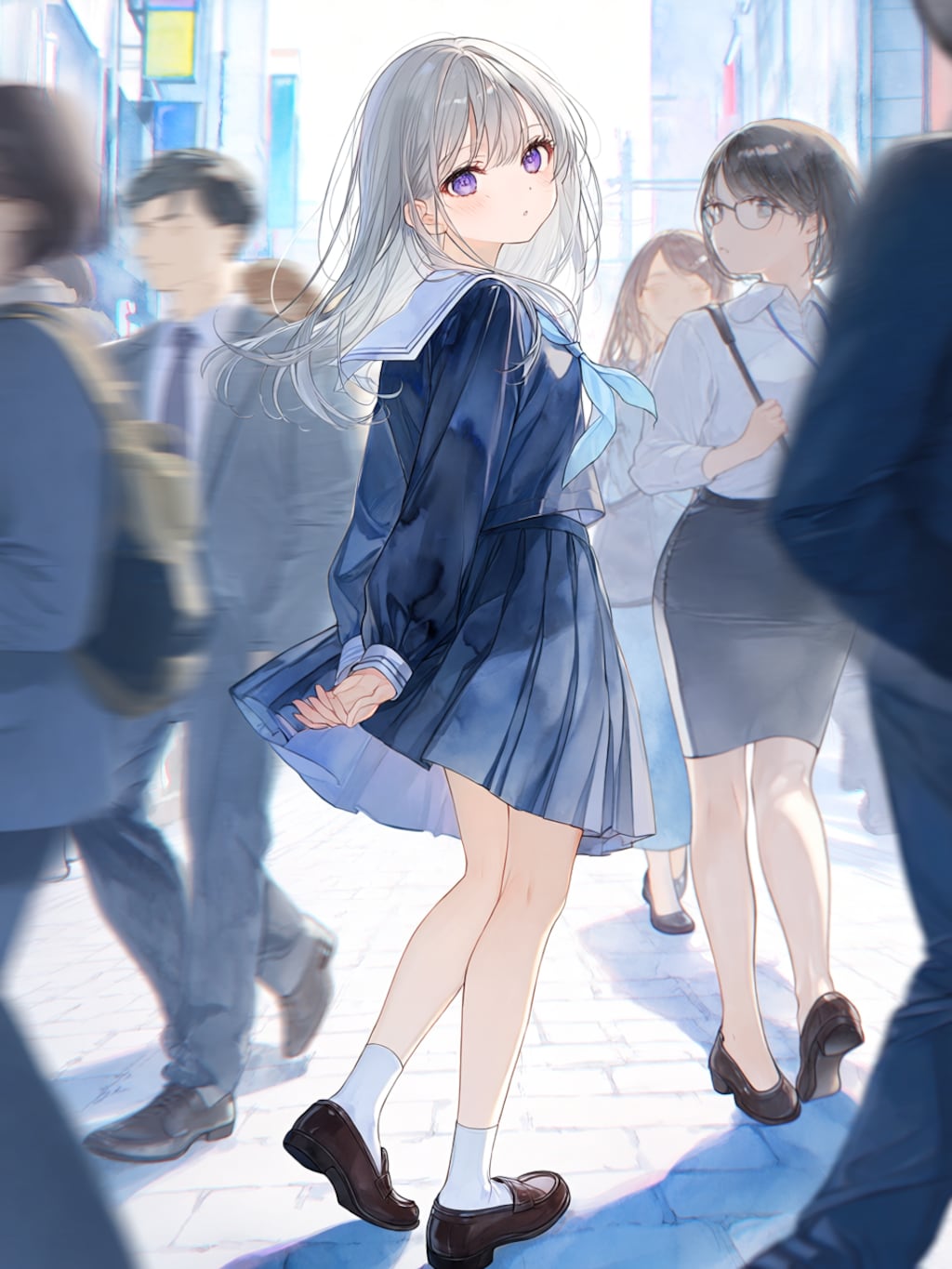 喧騒の中で