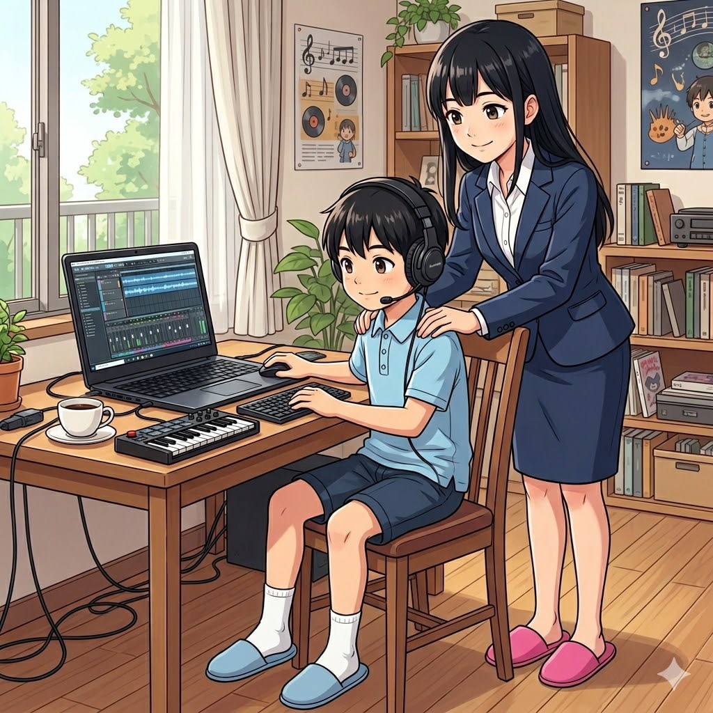 小さい弟が気になる姉 | の人気AIイラスト・グラビア