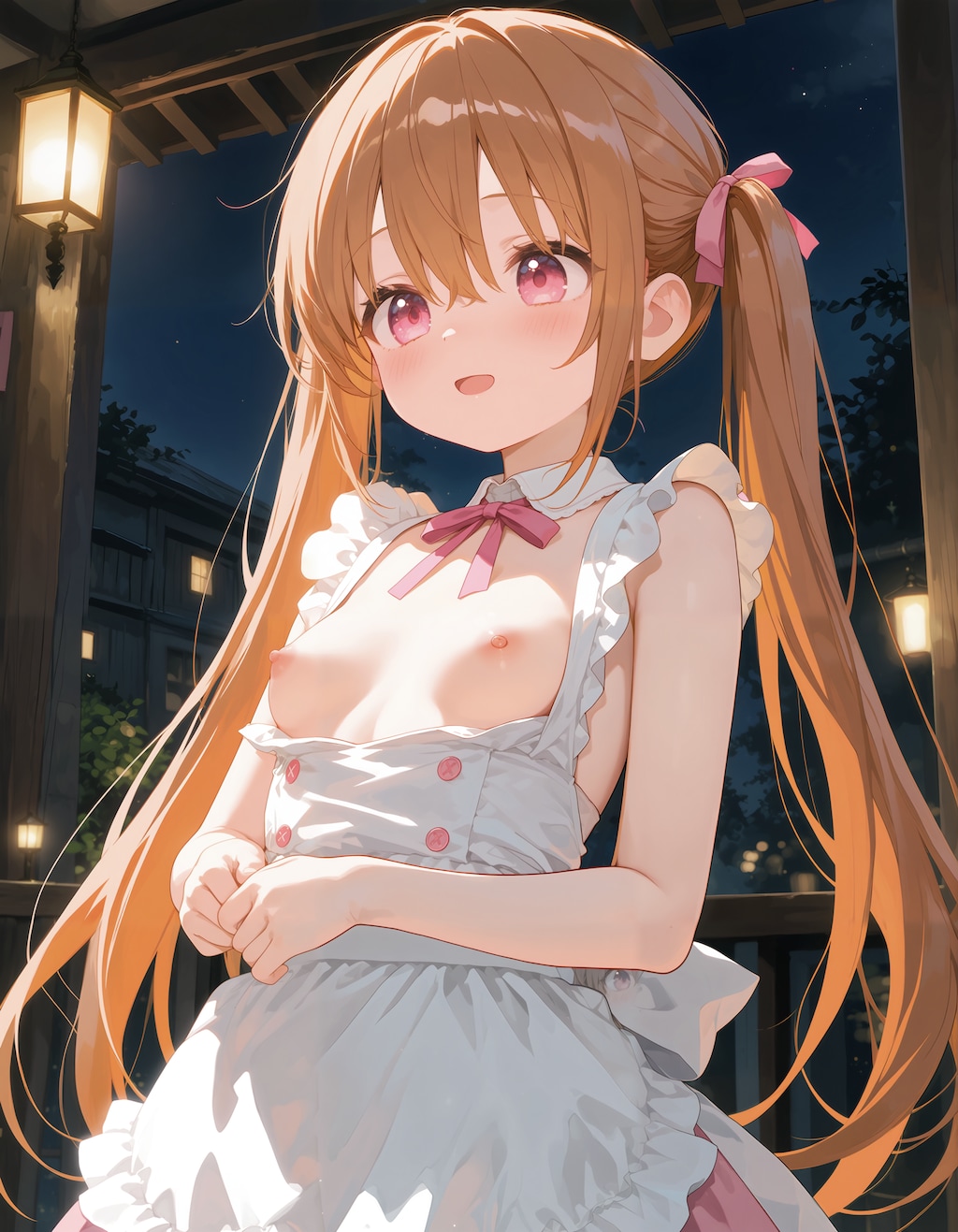 魅惑の裸エプロンで誘うさとみん #2