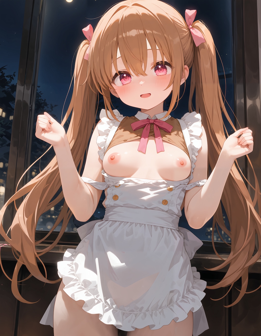 魅惑の裸エプロンで誘うさとみん #2