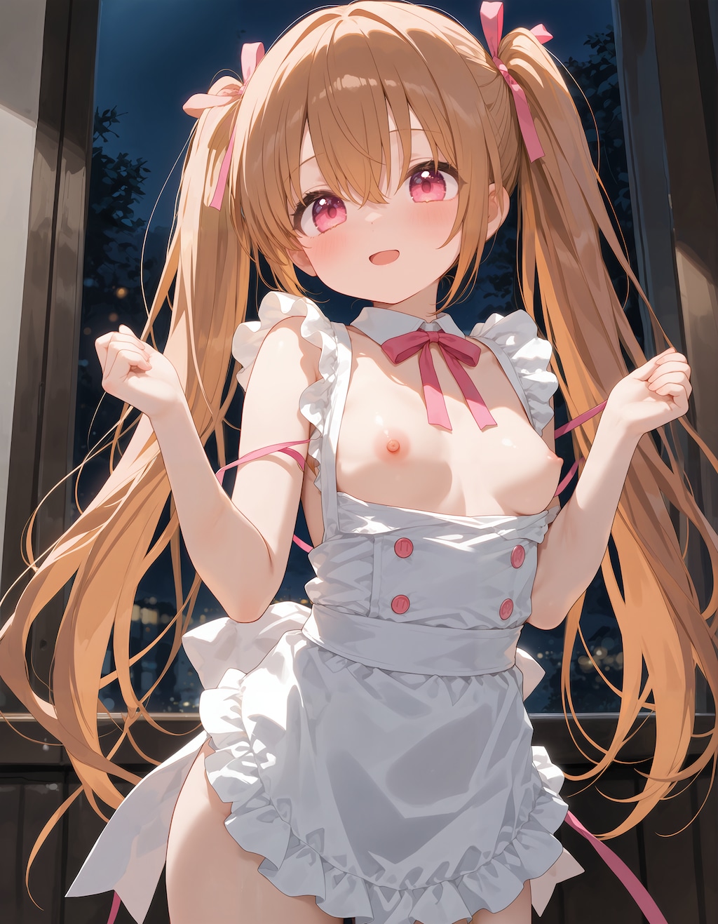 魅惑の裸エプロンで誘うさとみん #2
