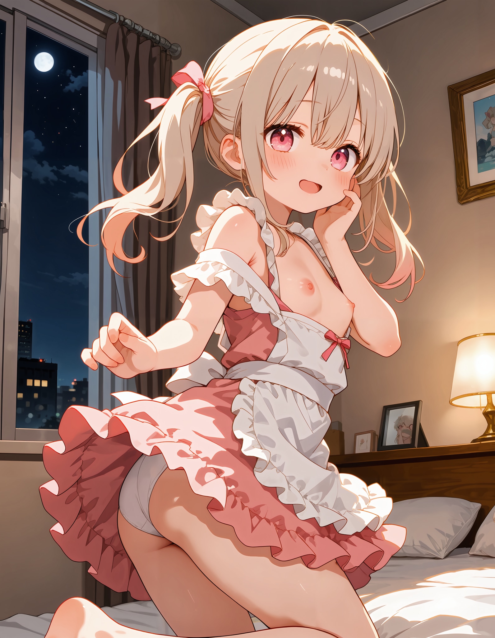 魅惑の裸エプロンで誘うさとみん #2