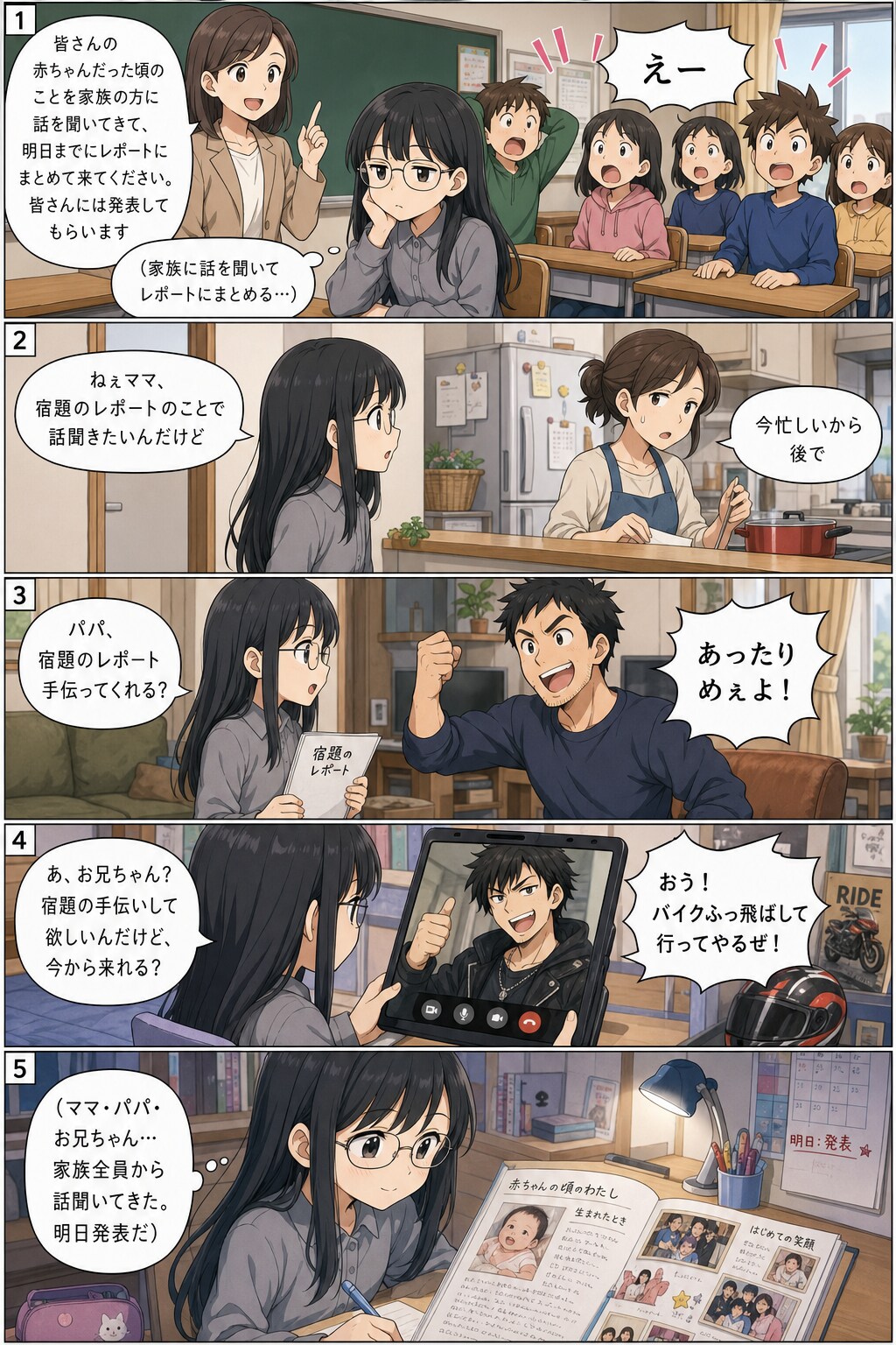 レポート発表