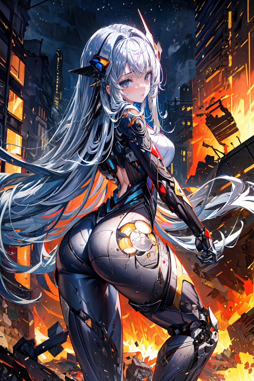 崩壊した街とメカ少女 #2