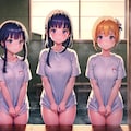 湯屋の見習い娘達 4枚目