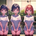 湯屋の見習い娘達 5枚目