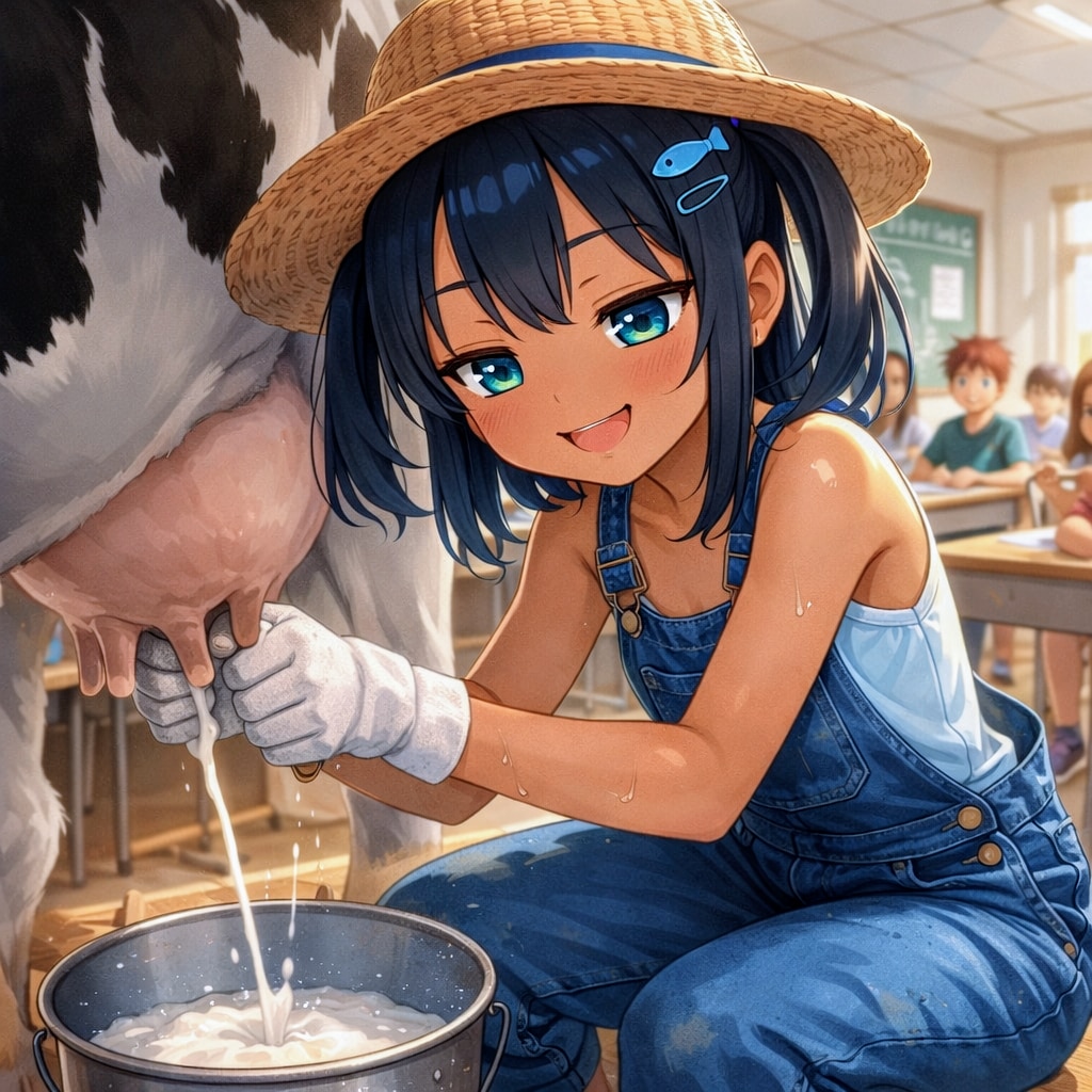 こなつの生乳搾り | の人気AIイラスト・グラビア