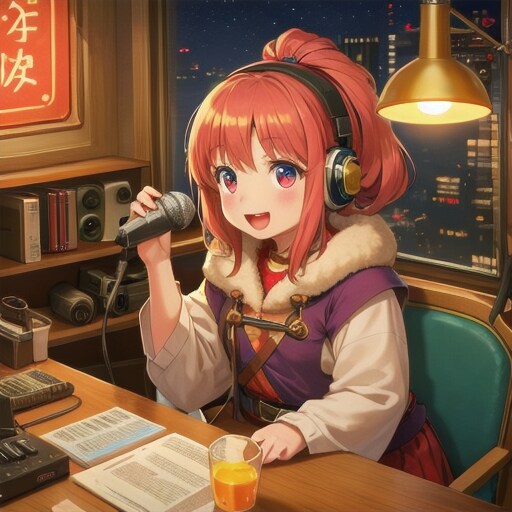 深夜のラジオ