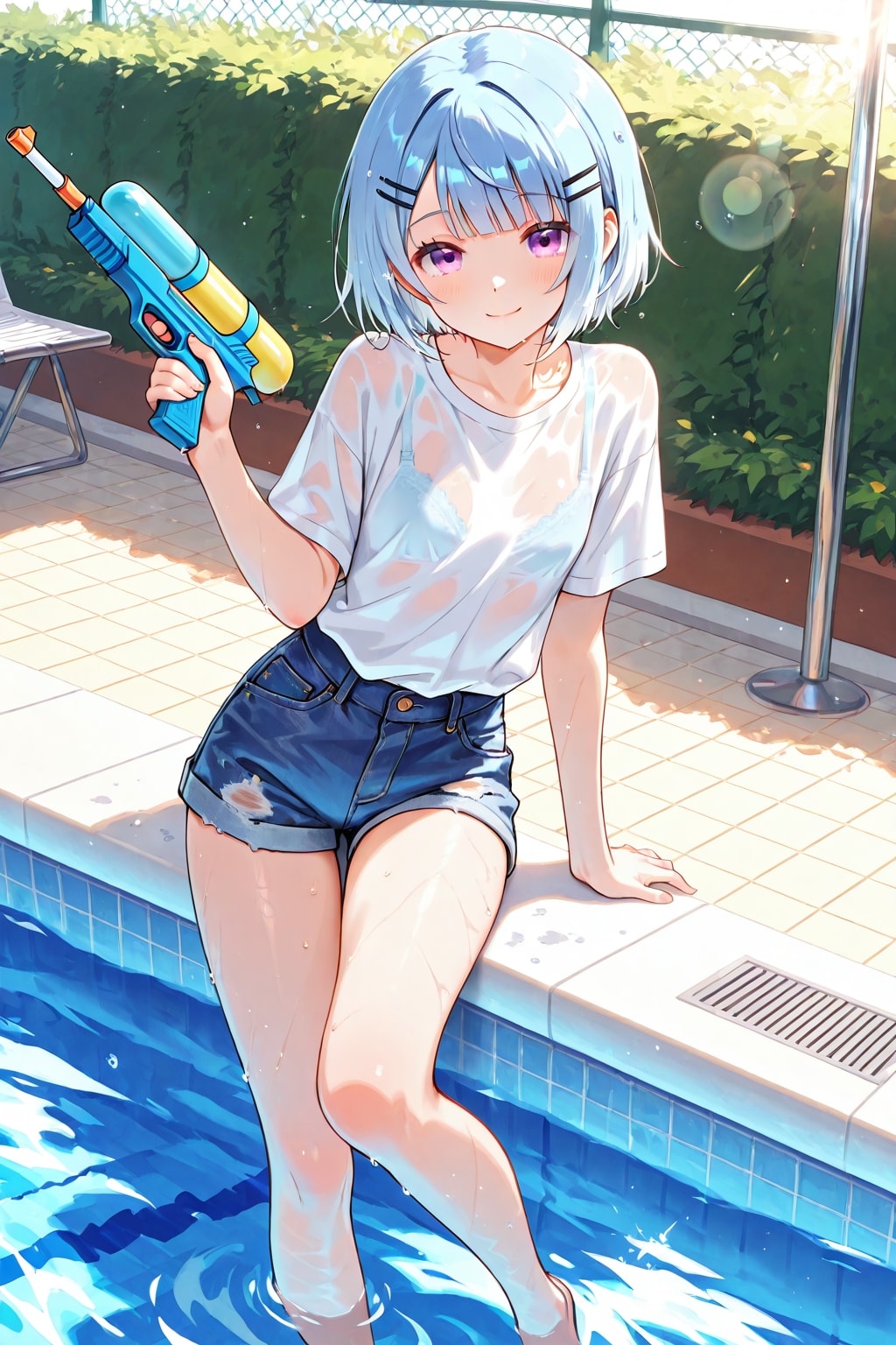 水遊び