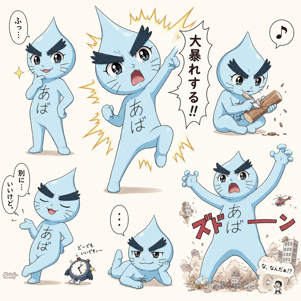 あばれん坊。
