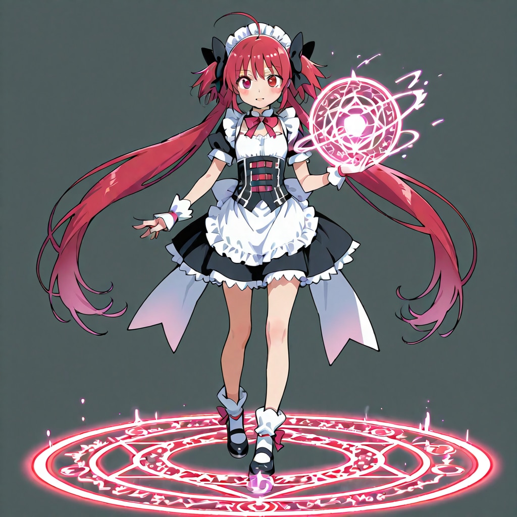 メイド風魔法少女