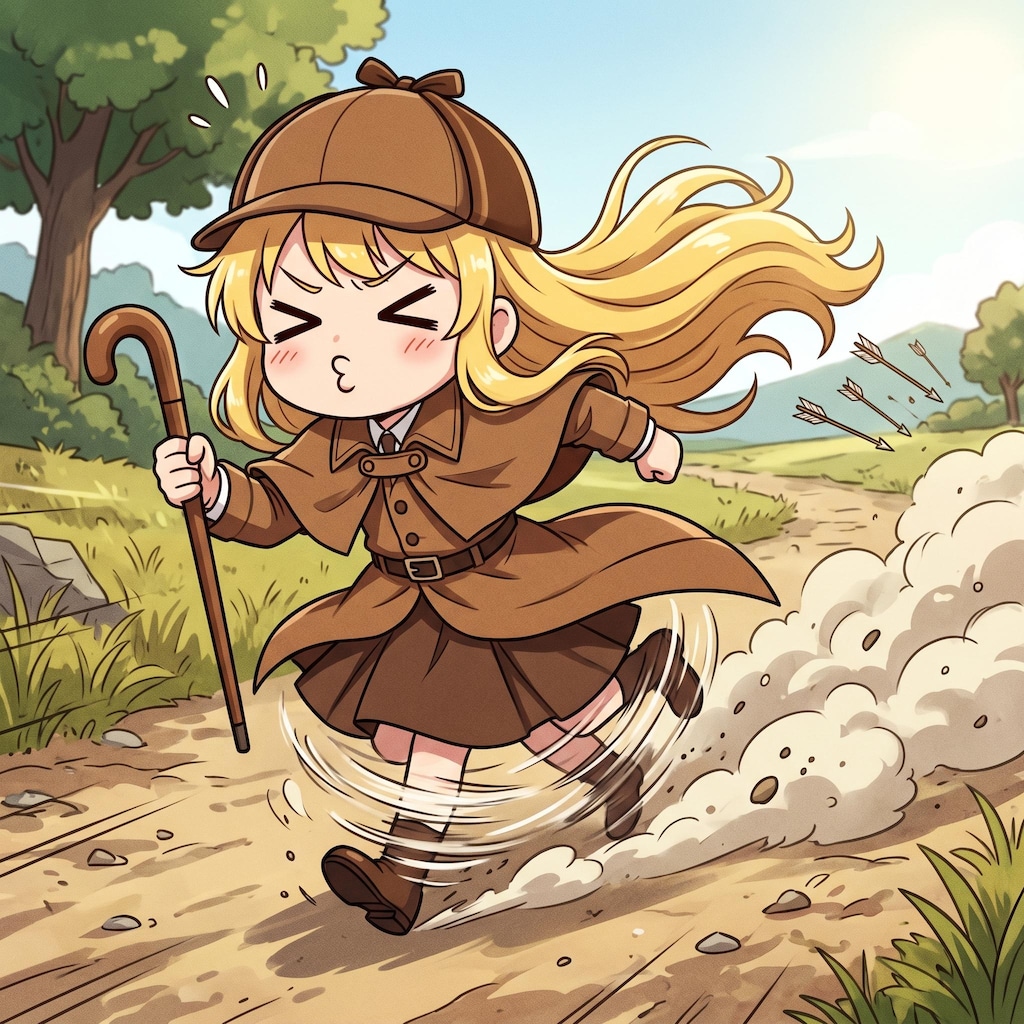 バリツしようとした名残で謎のこうそくいどうを繰り出すちちぷいちゃん