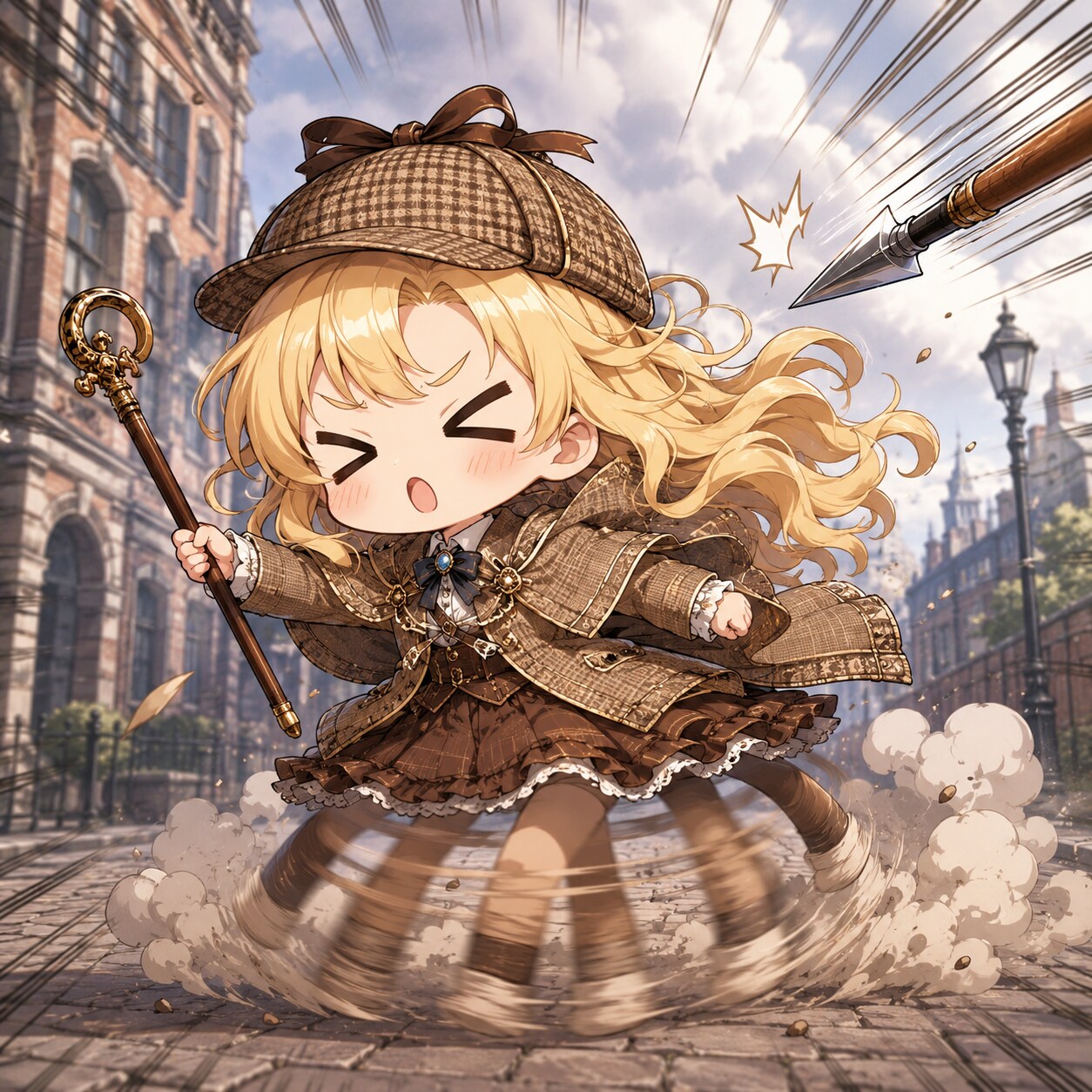 バリツしようとした名残で謎のこうそくいどうを繰り出すちちぷいちゃん