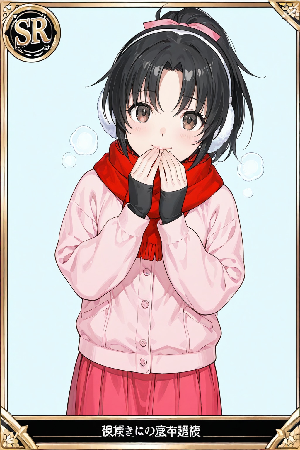 トレーディングカード風うちの子　桃花