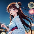 【祝４期】花火見に行こっ！ 2枚目