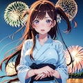 【祝４期】花火見に行こっ！ 3枚目