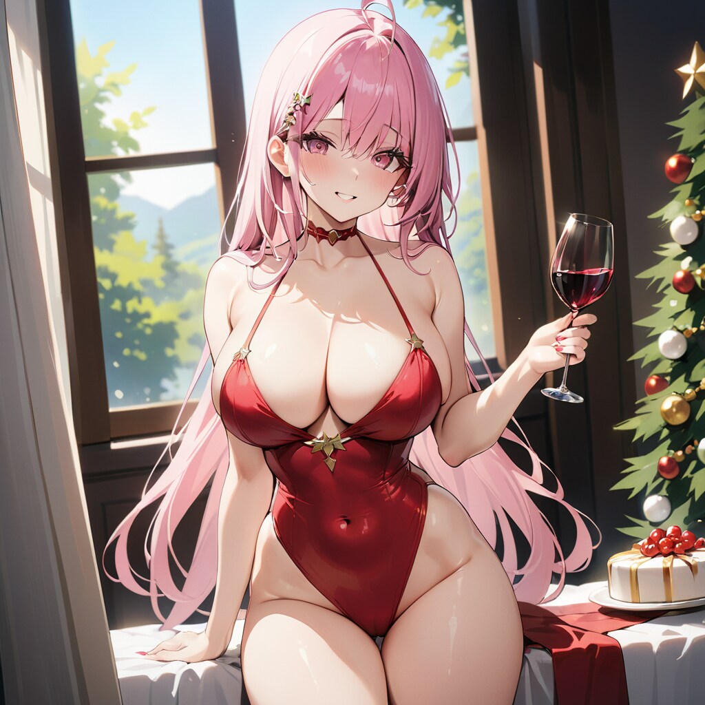レオタード赤髪さん！