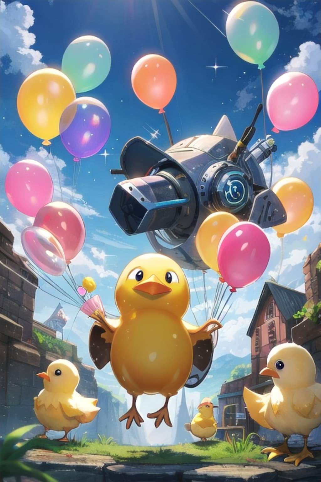 ひよこ！空を飛ぶ