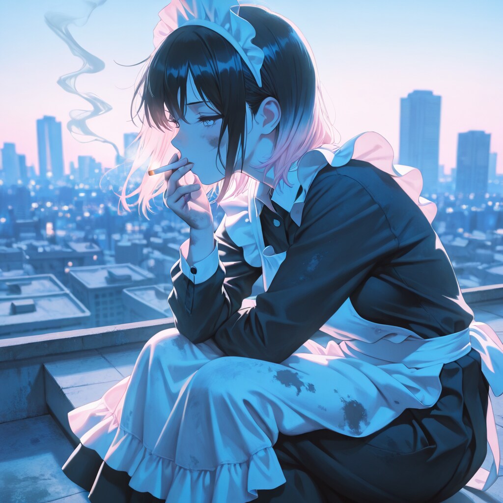 やれやれ、キツい仕事だったぜ #Stable Diffusion版