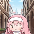 シスターのピンク髪ちゃん 3枚目