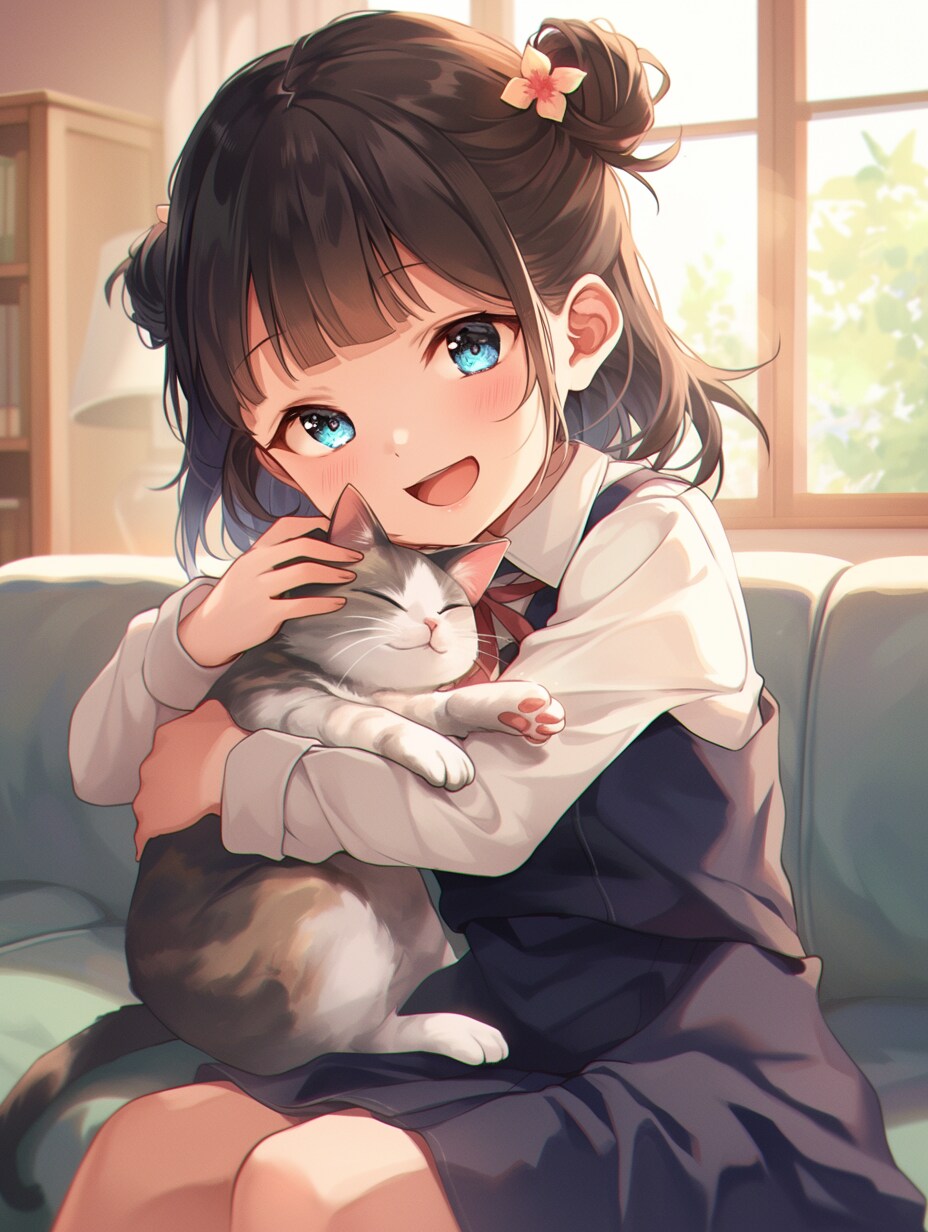 猫🐈とおだんごちゃん🍡✨173