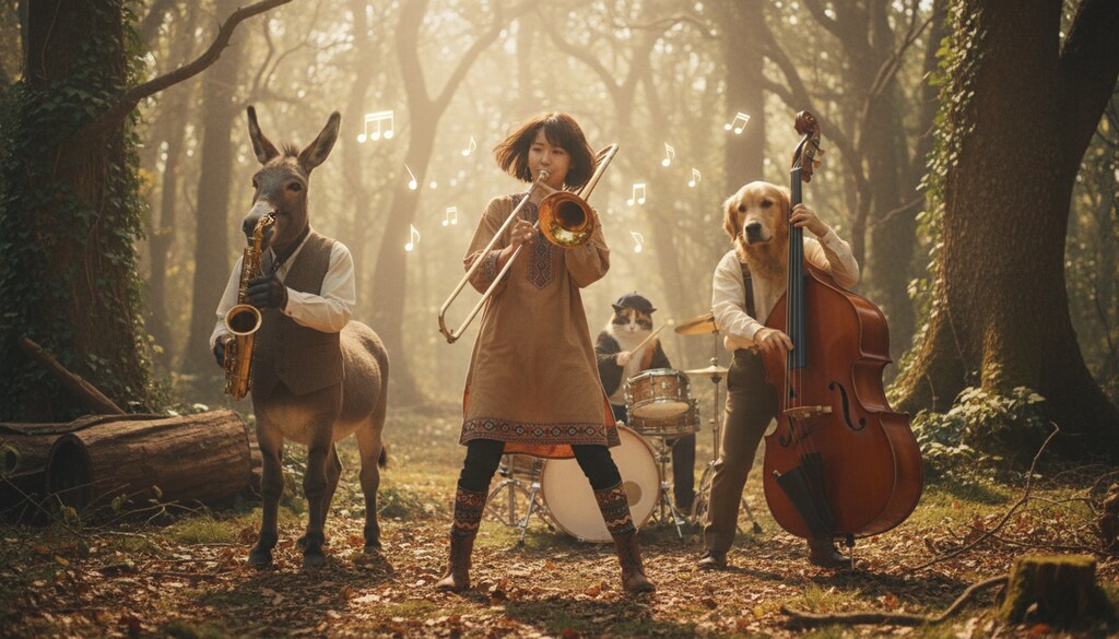 ブレーメンの「ジャズ」音楽隊