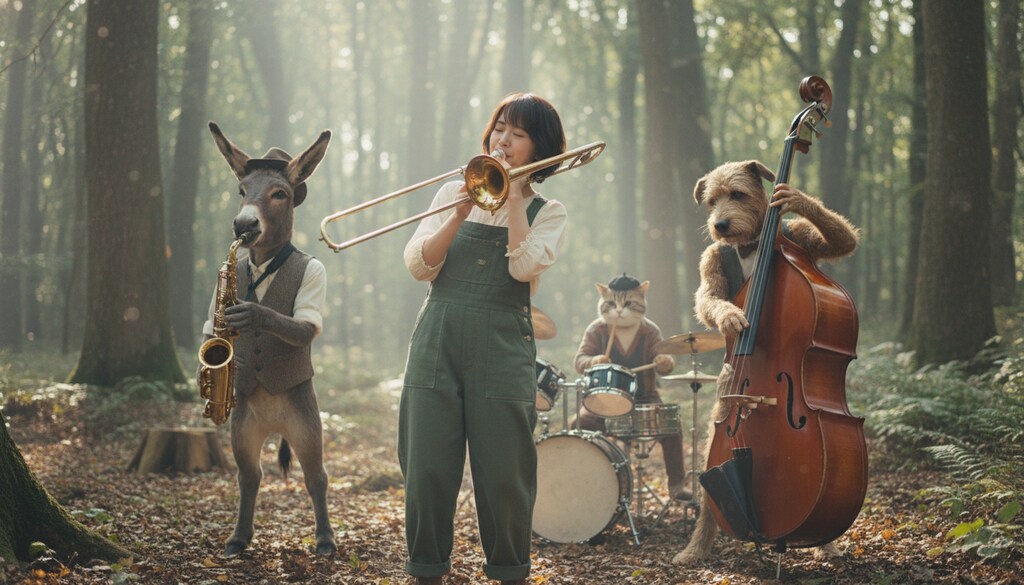 ブレーメンの「ジャズ」音楽隊