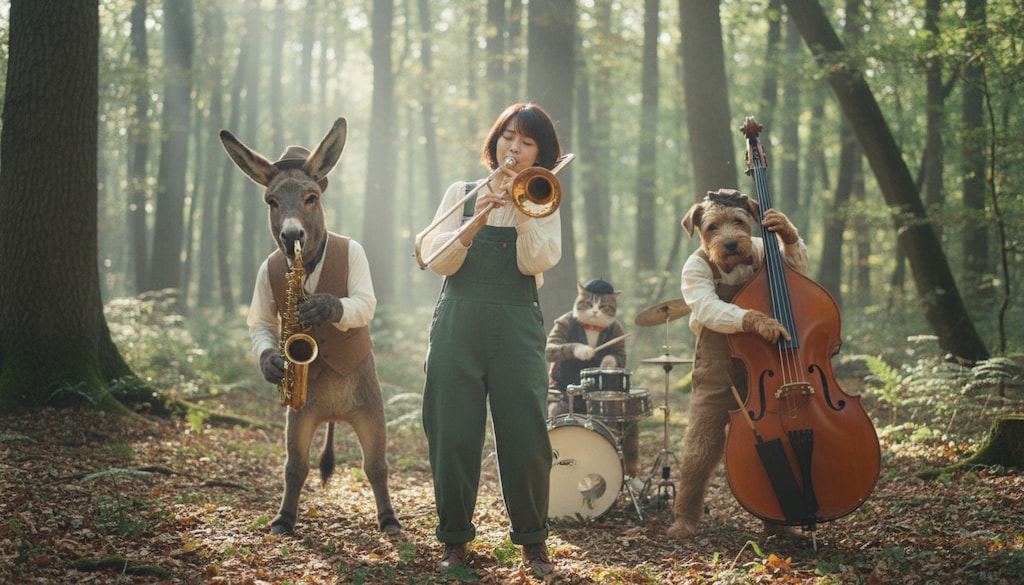 ブレーメンの「ジャズ」音楽隊